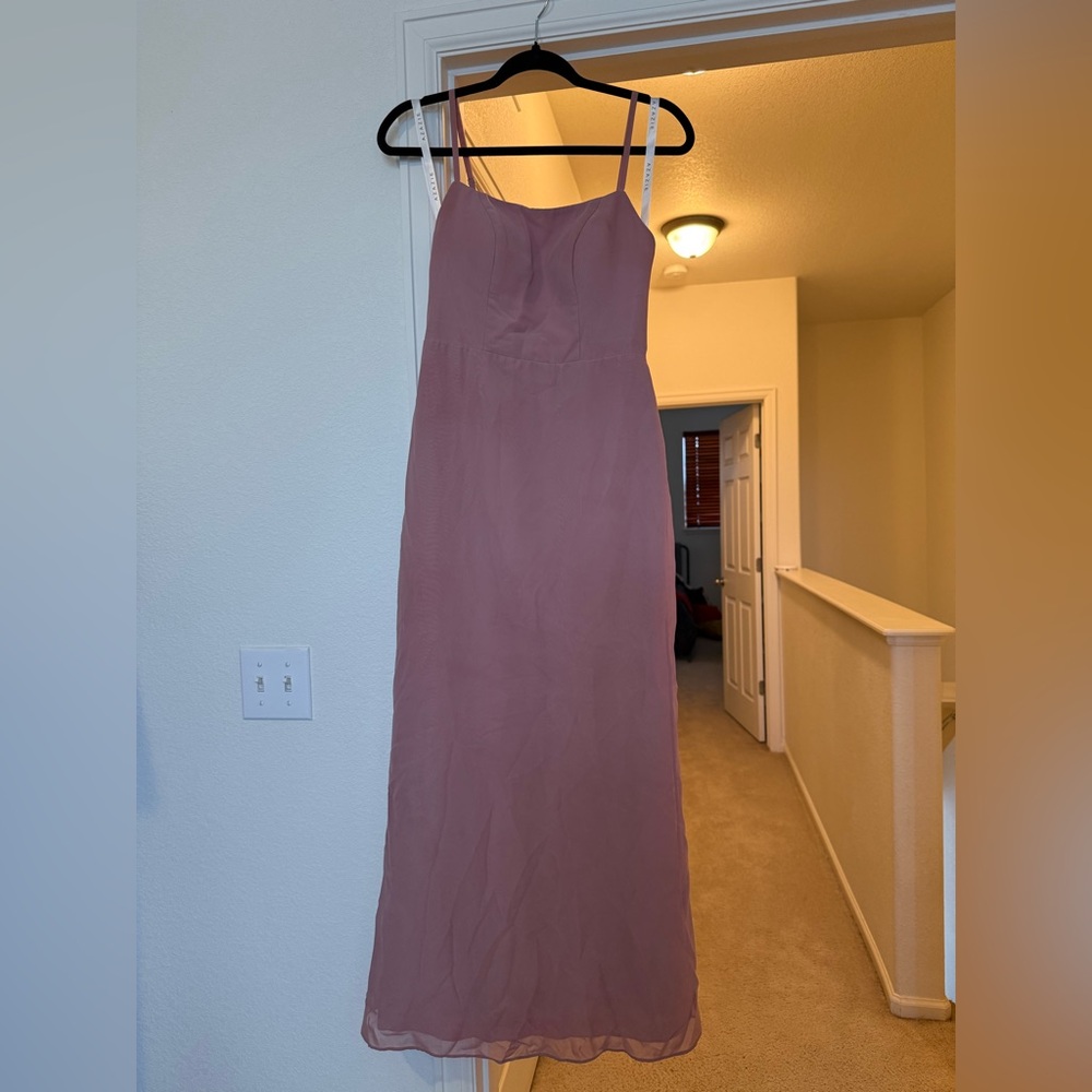 Azazie dusty rose formal dress